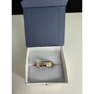10 Kt Gold Men's Natural Diamond Solitaire Ring